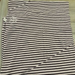 Chaser Black and White Asymmetrical Maxi Scarf